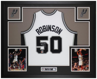 David Robinson Signed Spurs Custom Framed Mitchell & Ness Authentic Jersey Display (Beckett) at PristineAuction.com