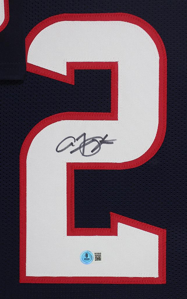Arian Foster Signed Custom Framed Jersey Display (Beckett) at PristineAuction.com Arian Foster Signed Custom Framed Jersey Display (Beckett) at PristineAuction.com