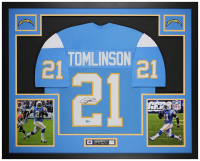 LaDainian Tomlinson Signed Custom Framed Jersey Display (Beckett) at PristineAuction.com