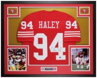 Charles Haley Signed Custom Framed Jersey Display (Beckett) at PristineAuction.com