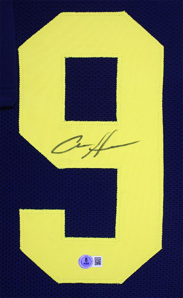 Aidan Hutchinson Signed Custom Framed Jersey Display (Beckett) at PristineAuction.com Aidan Hutchinson Signed Custom Framed Jersey Display (Beckett) at PristineAuction.com