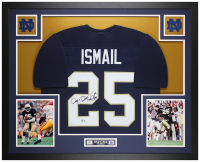 Raghib Ismail Signed Custom Framed Jersey Display (Beckett) at PristineAuction.com