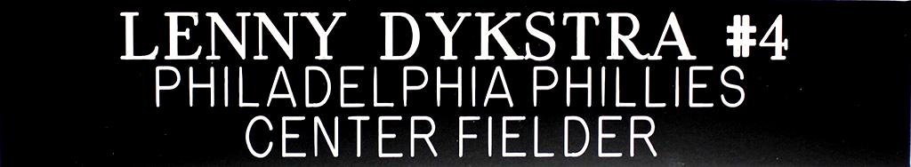 Lenny Dykstra Signed Custom Framed Jersey Display (JSA) at PristineAuction.com Lenny Dykstra Signed Custom Framed Jersey Display (JSA) at PristineAuction.com