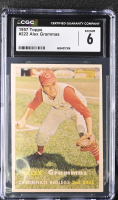 Alex Grammas 1957 Topps #222 (CGC 6) at PristineAuction.com