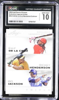 Elly De La Cruz / Rickey Henderson / Bo Jackson 2024 Leaf Special Release Exclusive Legends Edition #ELE38 (CGC 10) at PristineAuction.com