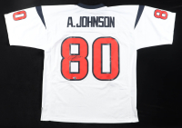 Andre Johnson Signed Texans Mitchell & Ness Authentic Jersey (Fanatics) at PristineAuction.com