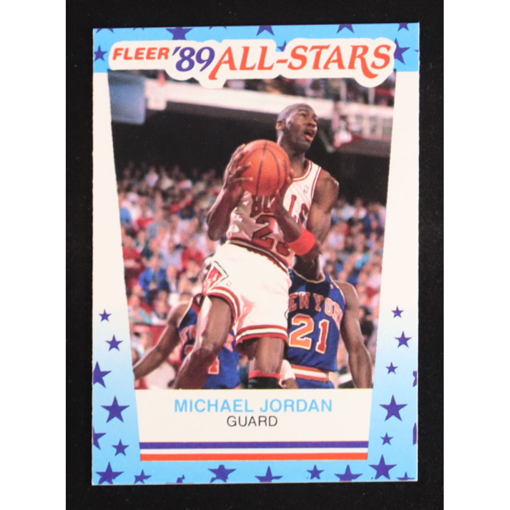 Michael Jordan 1989-90 Fleer Stickers #3 at PristineAuction.com