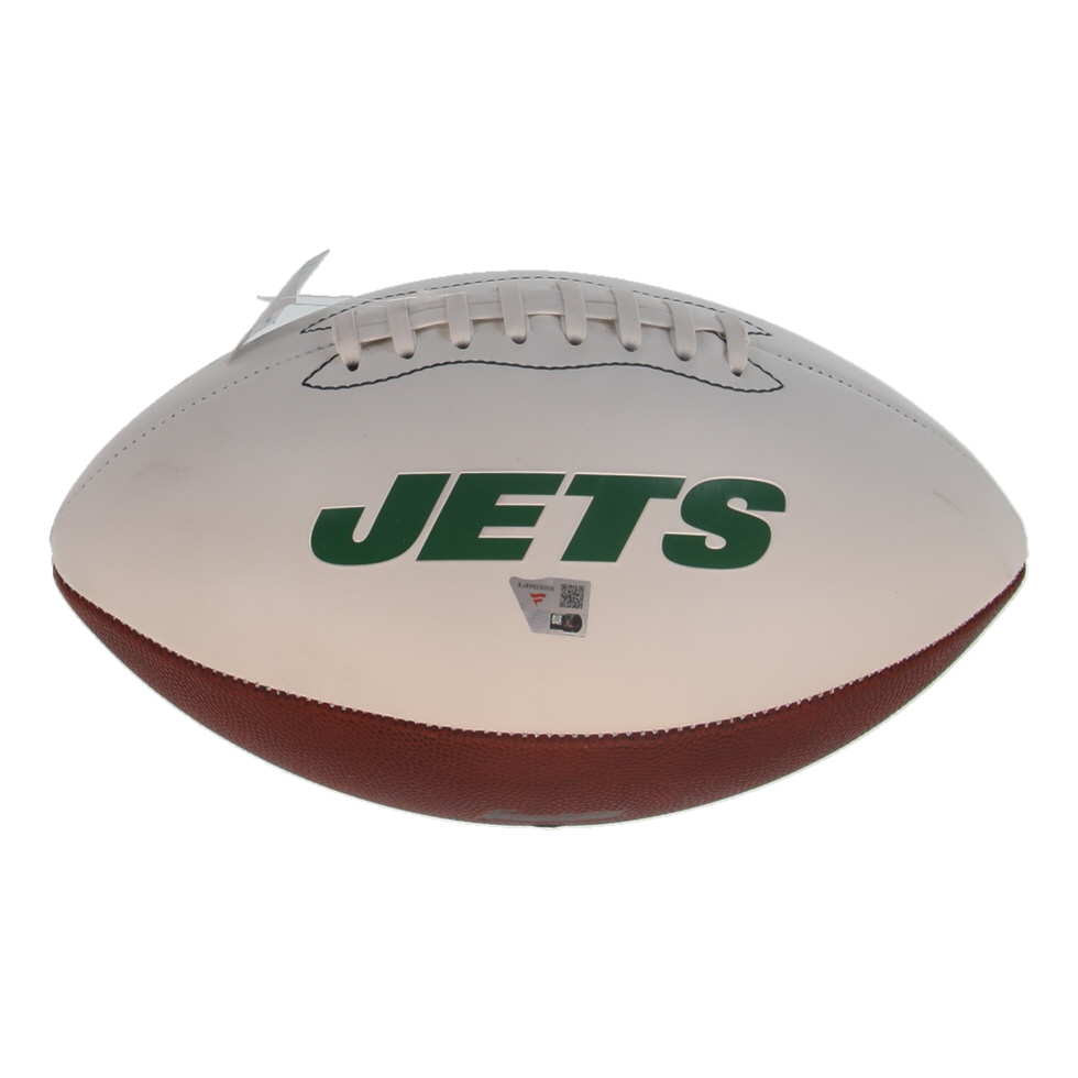 Vinny Testaverde Signed Jets Logo Football (Fanatics) at PristineAuction.com Vinny Testaverde Signed Jets Logo Football (Fanatics) at PristineAuction.com