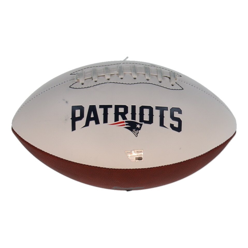 Drake Maye Signed Patriots Logo Football (Fanatics) at PristineAuction.com Drake Maye Signed Patriots Logo Football (Fanatics) at PristineAuction.com