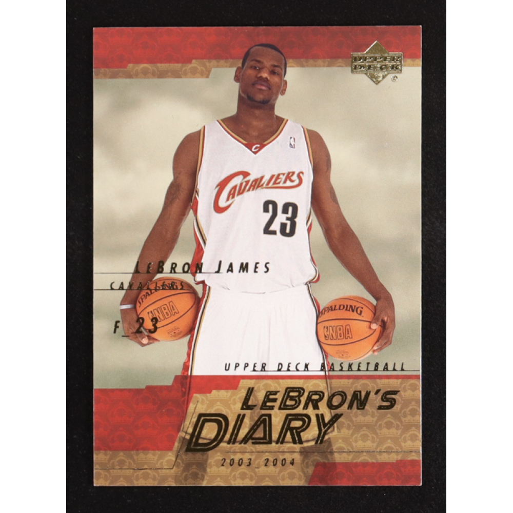 LeBron James 2003-04 Upper Deck LeBron's Diary #LJ8 RC at PristineAuction.com