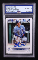 Bobby Witt Jr. Signed 2022 Topps Update Series #US100 RC (PSA | Autograph Graded PSA 10) at PristineAuction.com