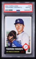 Yoshinobu Yamamoto 2024 Topps Living #746 RC (PSA 10) at PristineAuction.com