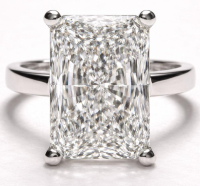 10.07 Carats Lab Grown Diamond Ring G, VVS2 | $15,600 Estimated Retail Value (UGL & IGI Certs) | Radiant Cut| Brand New at PristineAuction.com