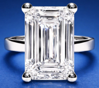 10.17 Carats Lab Grown Diamond Ring G, VS1 | $15,600 Estimated Retail Value (UGL & IGI Certs) | Emerald Cut| Brand New at PristineAuction.com