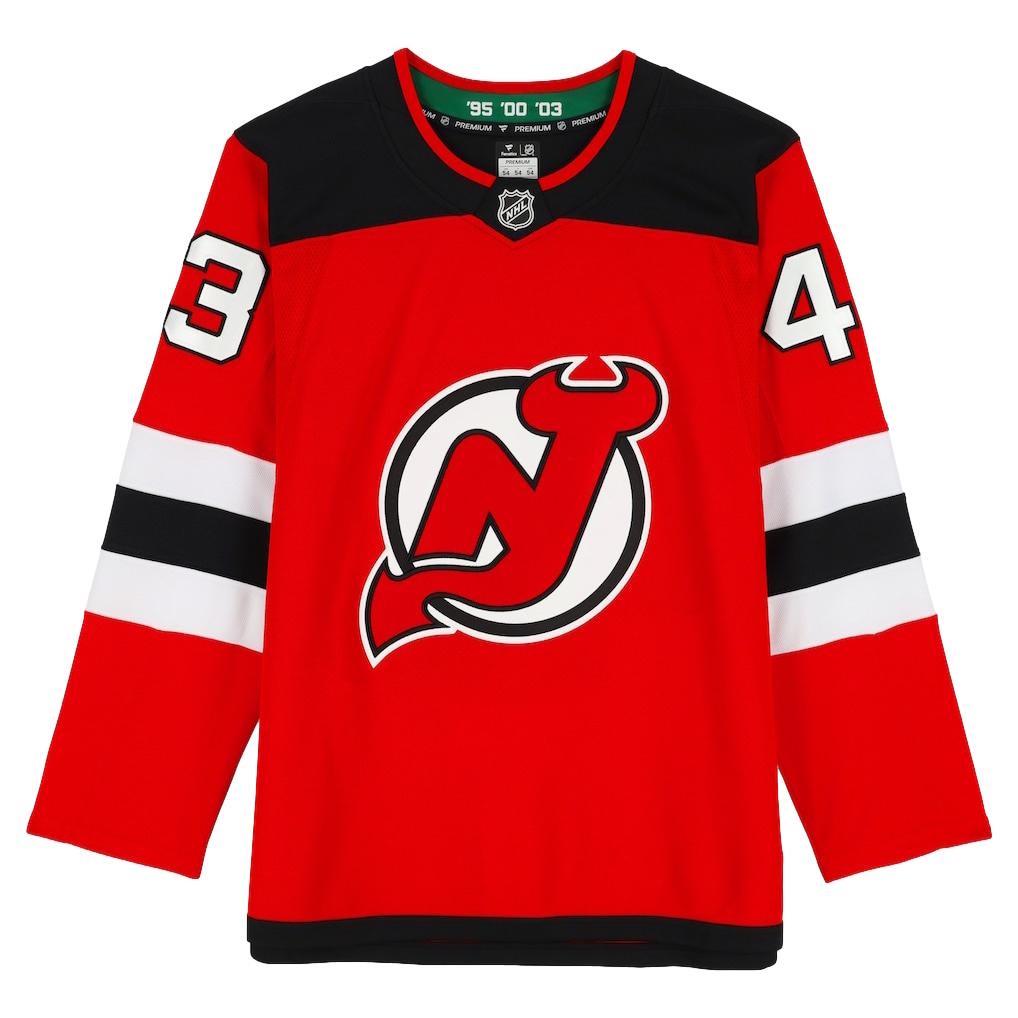 Luke Hughes Signed Devils Fanatics Authentic Jersey (Fanatics) at PristineAuction.com Luke Hughes Signed Devils Fanatics Authentic Jersey (Fanatics) at PristineAuction.com