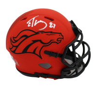 Ed McCaffrey Signed Broncos Rave Alternate Speed Mini Helmet (Beckett) at PristineAuction.com