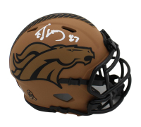 Ed McCaffrey Signed Broncos Salute to Service Alternate Speed Mini Helmet (Beckett) at PristineAuction.com