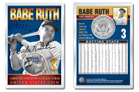 Babe Ruth "Military Legends" JFK Kennedy Half Dollar U.S. Coin at PristineAuction.com