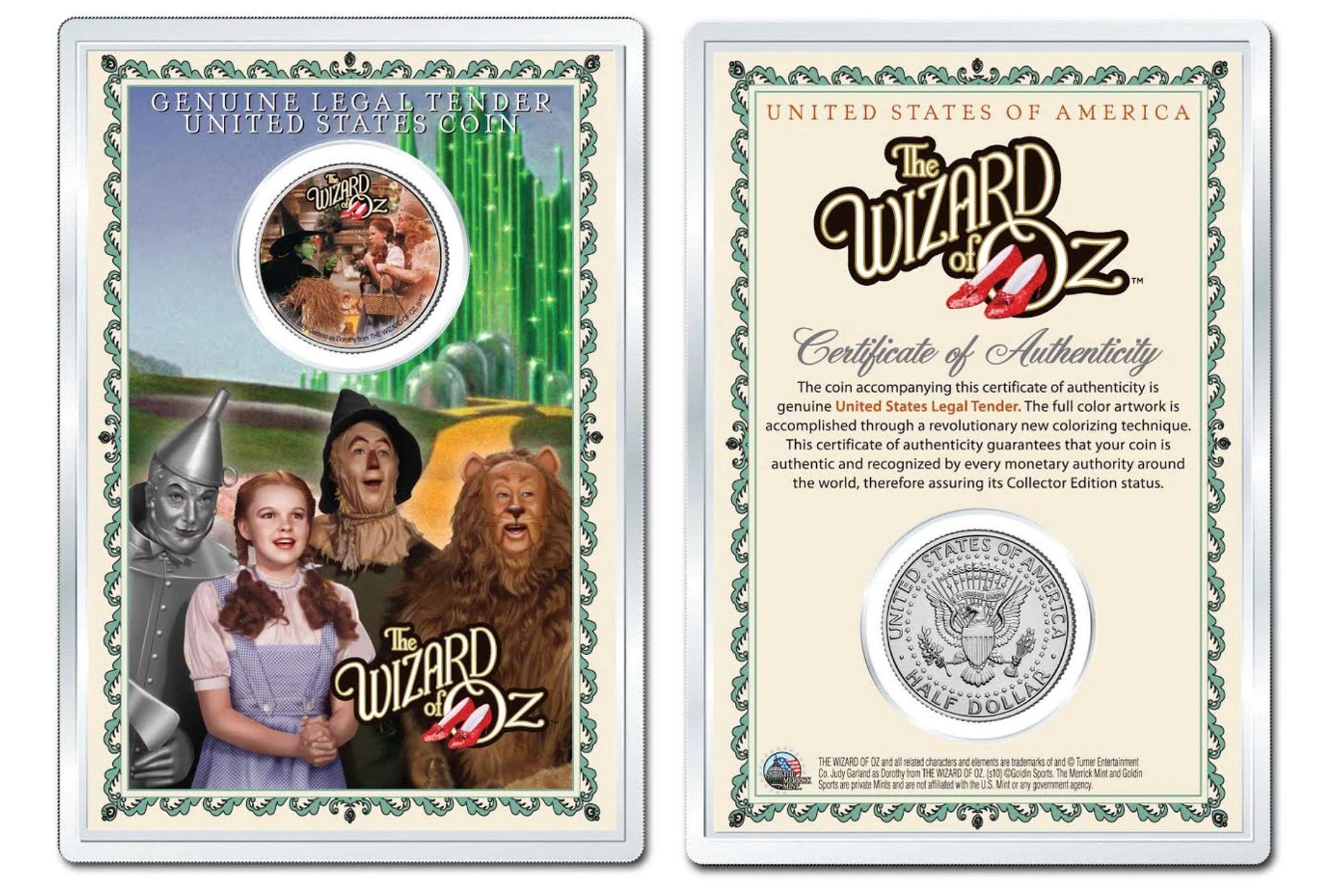 "Wizard of Oz" JFK Kennedy Half Dollar US Coin at PristineAuction.com "Wizard of Oz" JFK Kennedy Half Dollar US Coin at PristineAuction.com