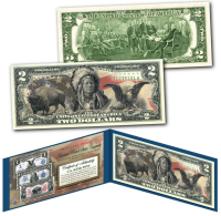 Americana "Images of Historical US Currency" Genuine Legal Tender $2 Bill at PristineAuction.com