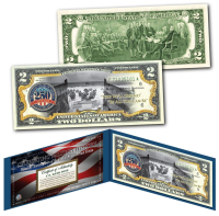 Army "Milestones of the U.S. Armed Forces" 250th Anniversary Genuine U.S. $2 Bill at PristineAuction.com