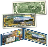 Alaska "Denali National Park & Reserve" Genuine Legal Tender $2 Bill at PristineAuction.com
