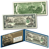 "Currency of The American Civil War: Confederate Ships" Legal Tender On New $2 Bill at PristineAuction.com
