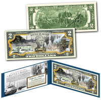WWII "Battle of The Bulge 75th Anniversary 1944-2019" Genuine Legal Tender $2 Bill at PristineAuction.com