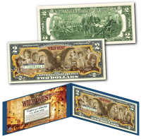 Wild West "Iconic Figures: American Frontier Outlaws" Black Eagle Genuine $2 Bill at PristineAuction.com