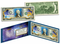 "Aries" Astrological Sign Zodiac Genuine Legal Tender U.S. $2 Bill at PristineAuction.com