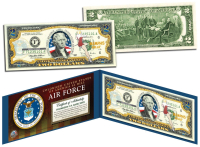 Vintage U. S. Air Force World War II Genuine Legal Tender U.S. $2 Bill at PristineAuction.com