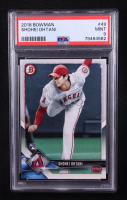 Shohei Ohtani 2018 Bowman #49 RC (PSA 9) at PristineAuction.com