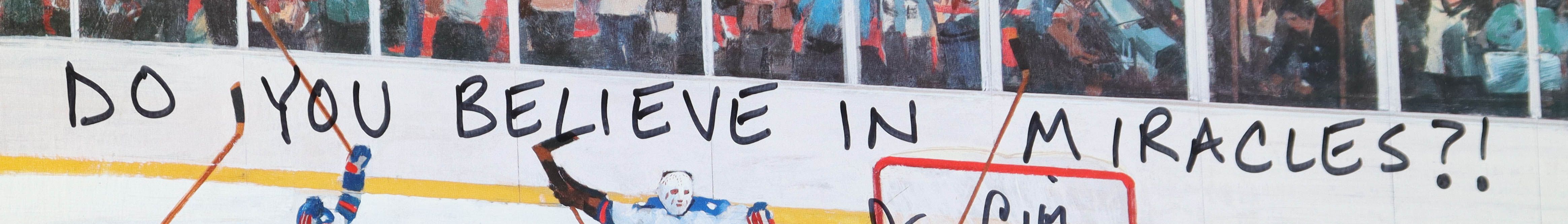 Herb Brooks, Mike Eruzione, Jim Craig | 1980 Team USA LE "Miracle on Ice" Custom Framed Lithograph Team-Signed & Inscribed by (20) (Beckett) at PristineAuction.com Herb Brooks, Mike Eruzione, Jim Craig | 1980 Team USA LE "Miracle on Ice" Custom Framed Lithograph Team-Signed & Inscribed by (20) (Beckett) at PristineAuction.com