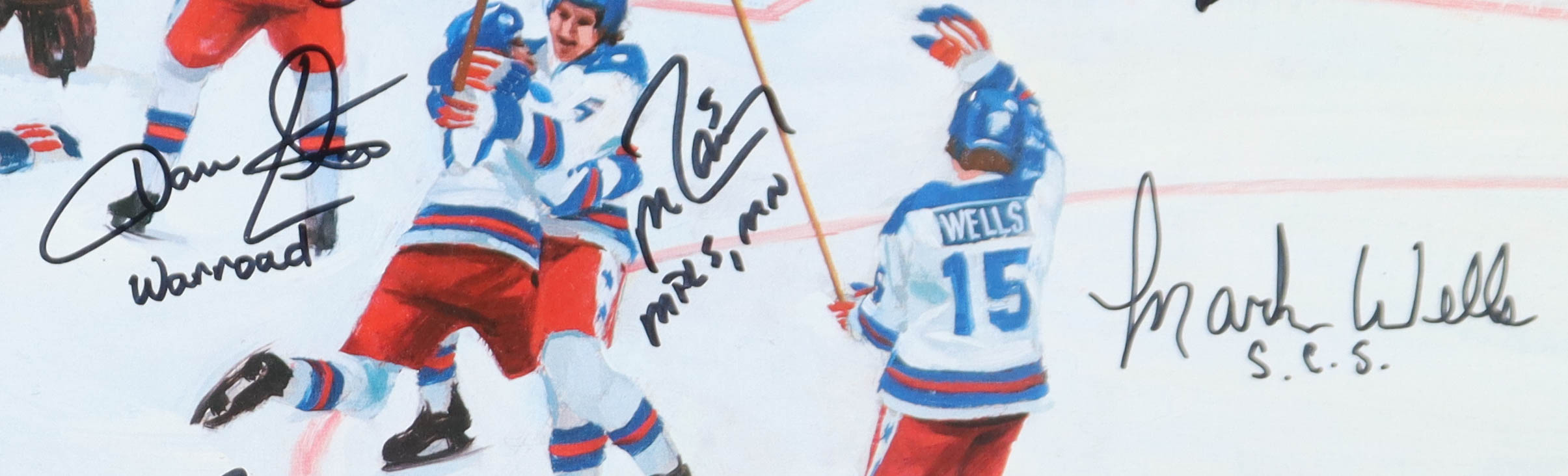 Herb Brooks, Mike Eruzione, Jim Craig | 1980 Team USA LE "Miracle on Ice" Custom Framed Lithograph Team-Signed & Inscribed by (20) (Beckett) at PristineAuction.com Herb Brooks, Mike Eruzione, Jim Craig | 1980 Team USA LE "Miracle on Ice" Custom Framed Lithograph Team-Signed & Inscribed by (20) (Beckett) at PristineAuction.com
