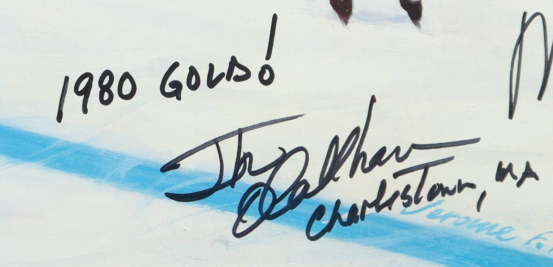 Herb Brooks, Mike Eruzione, Jim Craig | 1980 Team USA LE "Miracle on Ice" Custom Framed Lithograph Team-Signed & Inscribed by (20) (Beckett) at PristineAuction.com Herb Brooks, Mike Eruzione, Jim Craig | 1980 Team USA LE "Miracle on Ice" Custom Framed Lithograph Team-Signed & Inscribed by (20) (Beckett) at PristineAuction.com