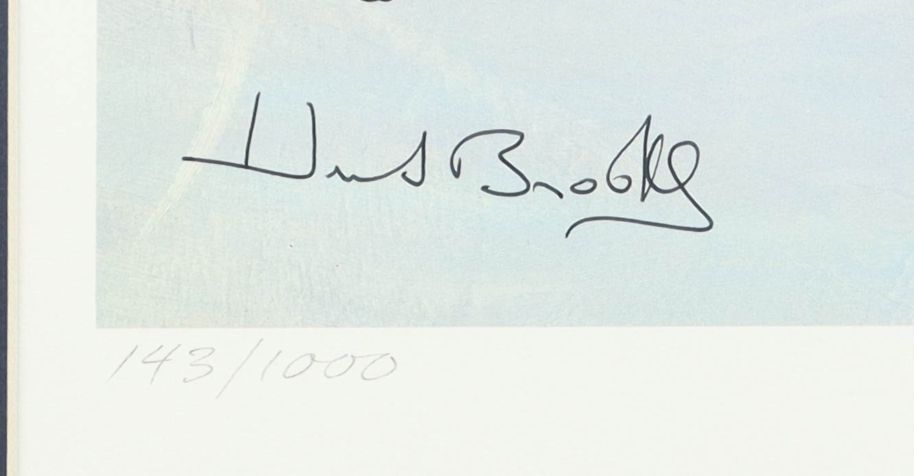 Herb Brooks, Mike Eruzione, Jim Craig | 1980 Team USA LE "Miracle on Ice" Custom Framed Lithograph Team-Signed & Inscribed by (20) (Beckett) at PristineAuction.com Herb Brooks, Mike Eruzione, Jim Craig | 1980 Team USA LE "Miracle on Ice" Custom Framed Lithograph Team-Signed & Inscribed by (20) (Beckett) at PristineAuction.com