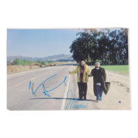 Jason Mewes & Kevin Smith Signed "Clerks" 12x18 Vinyl Photo Inscribed "Jay" & "Nootch!!" (JSA) at PristineAuction.com