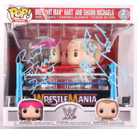 Bret "Hit Man" Hart & Shawn Michaels Signed WWE 2-Pack Funko Pop! Vinyl Figure (Fanatics) at PristineAuction.com