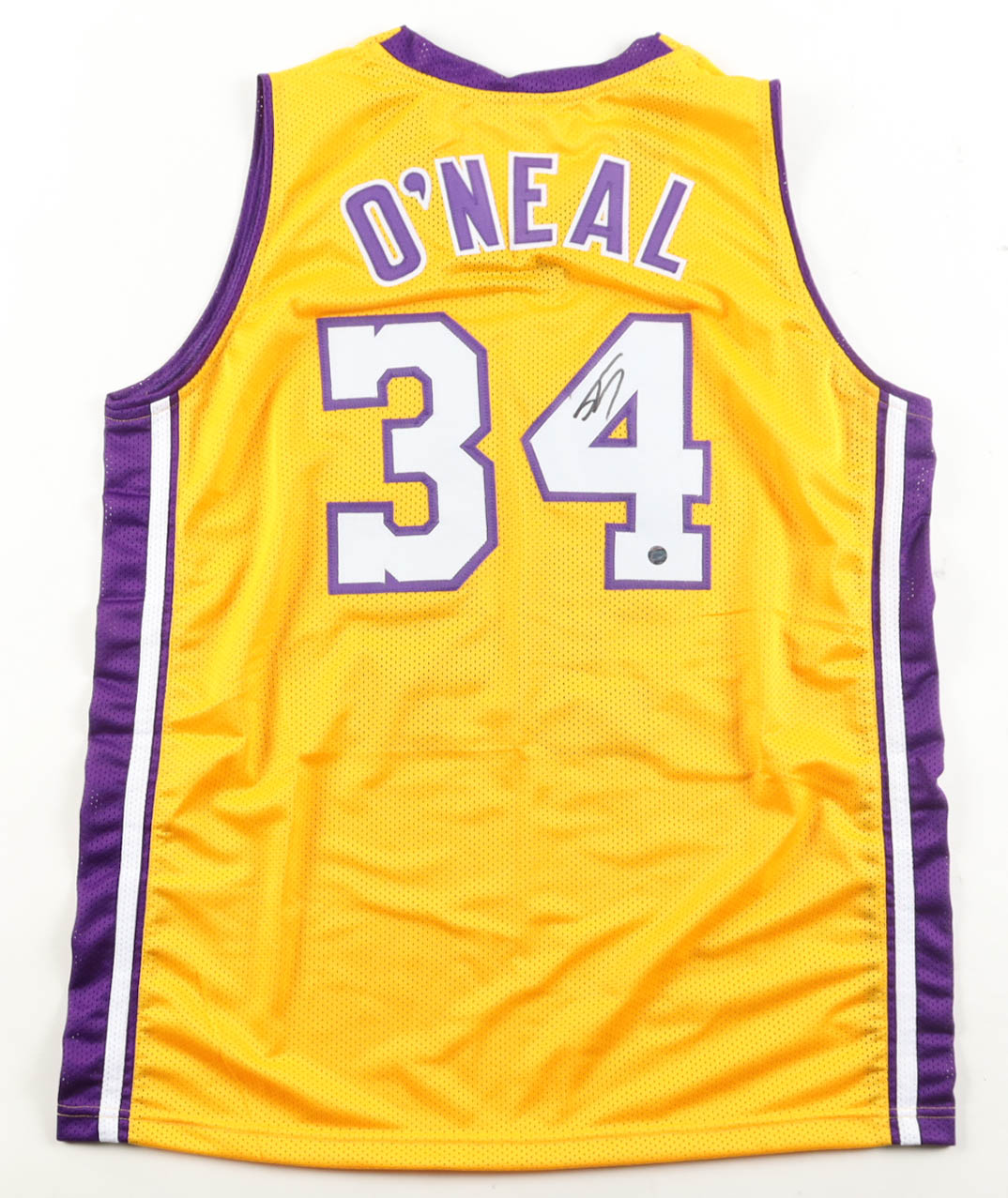 Shaquille O'Neal Signed Jersey (AWM) at PristineAuction.com Shaquille O'Neal Signed Jersey (AWM) at PristineAuction.com