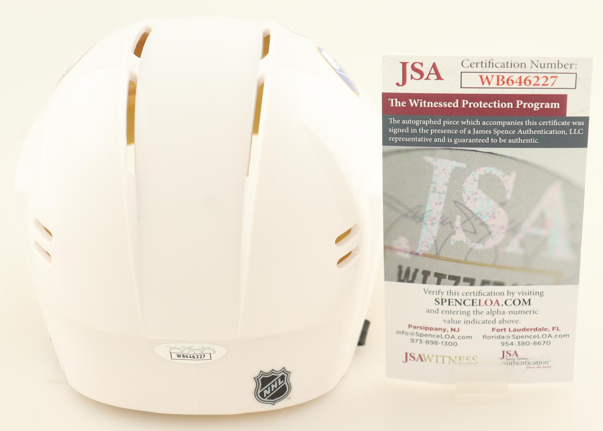 Pierre Turgeon Signed Sabres Mini Helmet Inscribed "HOF 23" (JSA) at PristineAuction.com Pierre Turgeon Signed Sabres Mini Helmet Inscribed "HOF 23" (JSA) at PristineAuction.com