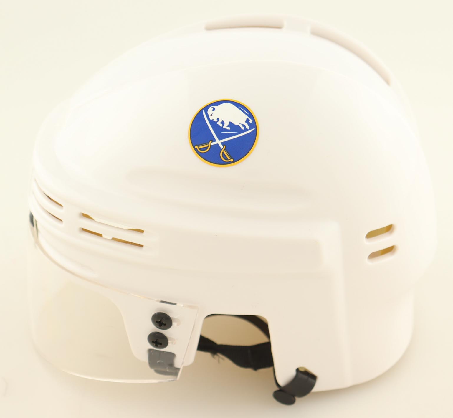 Pierre Turgeon Signed Sabres Mini Helmet Inscribed "HOF 23" (JSA) at PristineAuction.com Pierre Turgeon Signed Sabres Mini Helmet Inscribed "HOF 23" (JSA) at PristineAuction.com