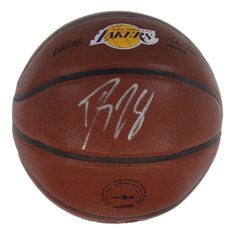 Dwight Howard Signed Lakers Logo NBA Basketball (JSA) at PristineAuction.com Dwight Howard Signed Lakers Logo NBA Basketball (JSA) at PristineAuction.com