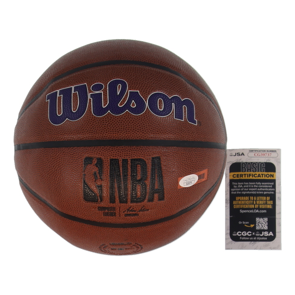 Dwight Howard Signed Lakers Logo NBA Basketball (JSA) at PristineAuction.com Dwight Howard Signed Lakers Logo NBA Basketball (JSA) at PristineAuction.com