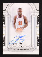 Jalen Brunson 2023-24 Topps Royalty Pillars of Greatness Signatures #PGSJB #97/99 at PristineAuction.com
