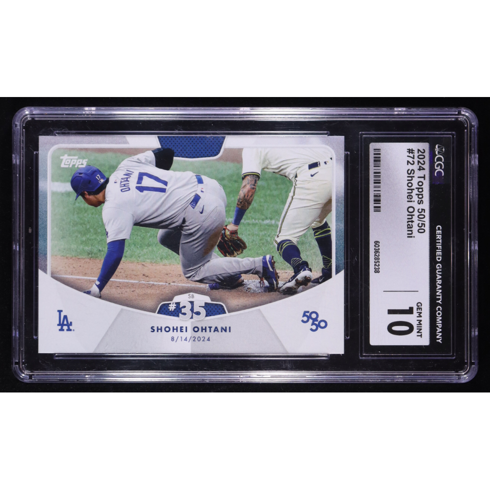 Shohei Ohtani 2024 Topps 50/50 #67 (CGC 10) at PristineAuction.com