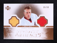 Brett Hull 2005-06 Artifacts Frozen Artifacts Dual Copper #FADBH #35/50 at PristineAuction.com