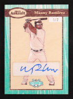 Manny Ramirez 2025 Leaf Lumber Grain Assault Autographs Green #GA-MR1 #1/2 at PristineAuction.com