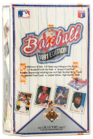 1991 Upper Deck Baseball Wax Box with (36) Packs at PristineAuction.com