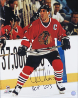 Chris Chelios Signed Blackhawks 16x20 Photo Inscribed "HOF 2013" (Schwartz) at PristineAuction.com