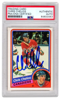 Chris Chelios Signed 1984-85 O-Pee-Chee #259 RC (PSA) at PristineAuction.com